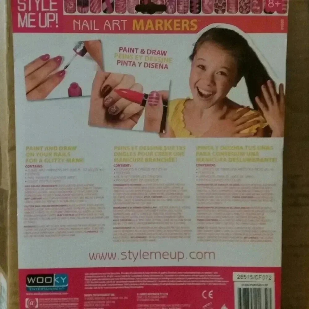 NEW Style Me Up! Paint & Draw Nail Art Markers